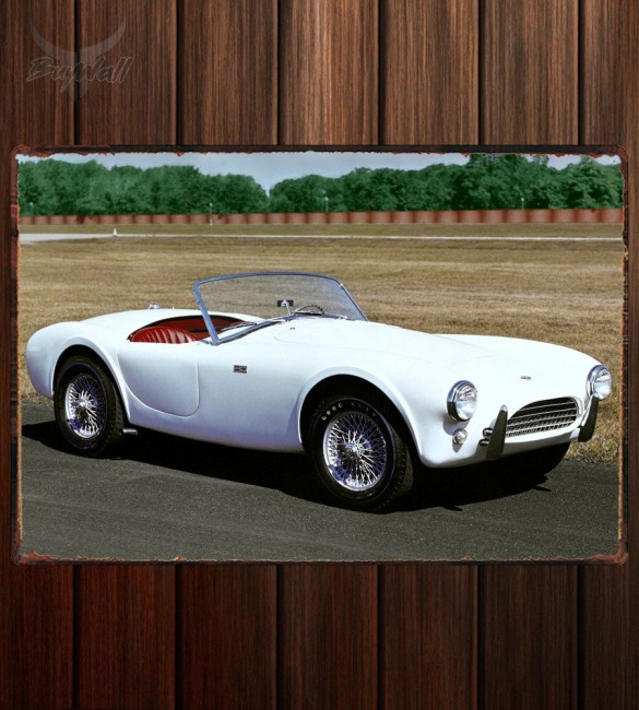 Металлическая табличка Shelby Cobra Roadster Металлическая табличка Shelby Cobra Roadster